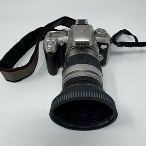 Nikon N75 SLR Film Camera with AF Nikkor 28-80mm f/3.3-5.6G Lens Silver